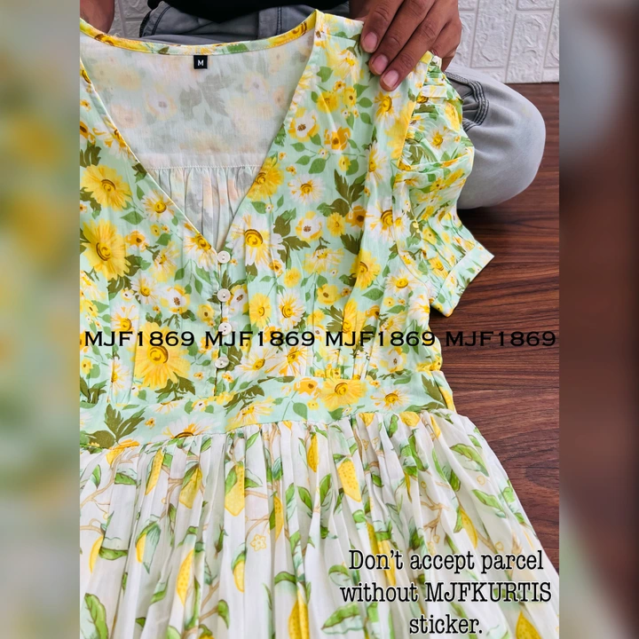 Floral Dress uploaded by MJF KURTIS™️ on 5/27/2023