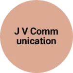 Business logo of J v communication