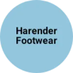 Business logo of Harender footwear