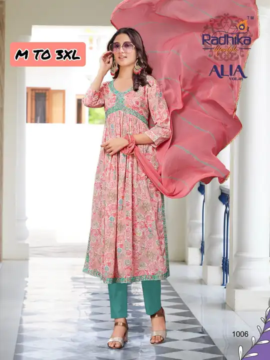 Trending kurti set  uploaded by Maa Karni Fashion on 5/23/2024