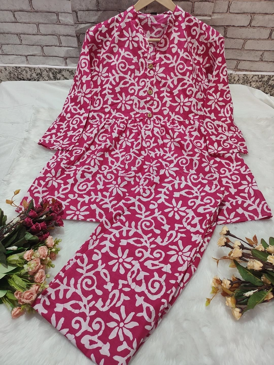 Pure cotton Cord Sets  uploaded by Shree Shyam Fashion on 5/28/2023