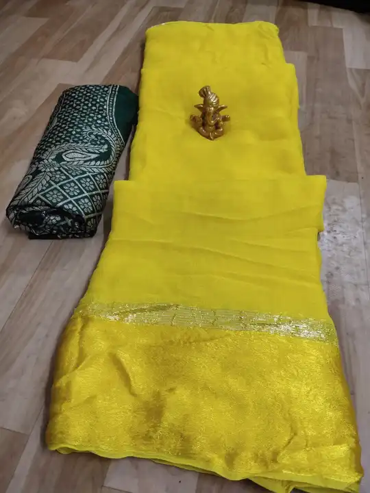 👌👌👌New launched👌👌👌🔆🔆🔆
Pyore Jorjat Satta Saree... Big Sattin

Bright Colours for 🌞🏖️🌞🏖️ uploaded by Gotapatti manufacturer on 5/28/2023