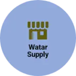 Business logo of Watar supply