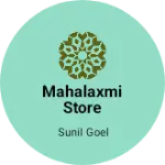 Business logo of Mahalaxmi store adrash nagar