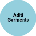 Business logo of Aditi garments