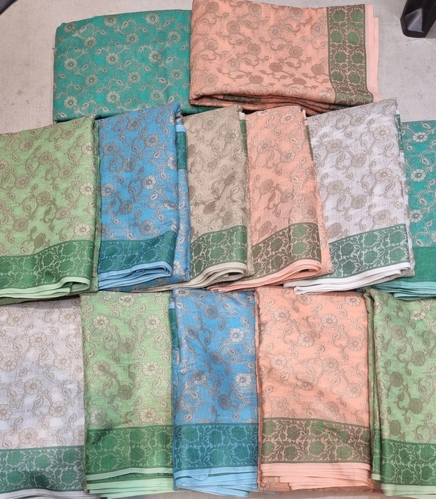 Banaras musserise cotton saree  uploaded by business on 5/28/2023