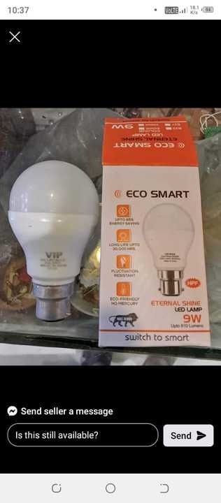 9 Watt bulb uploaded by Techno Park Delhi on 3/11/2021