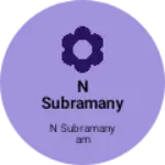 Business logo of N subramanyam