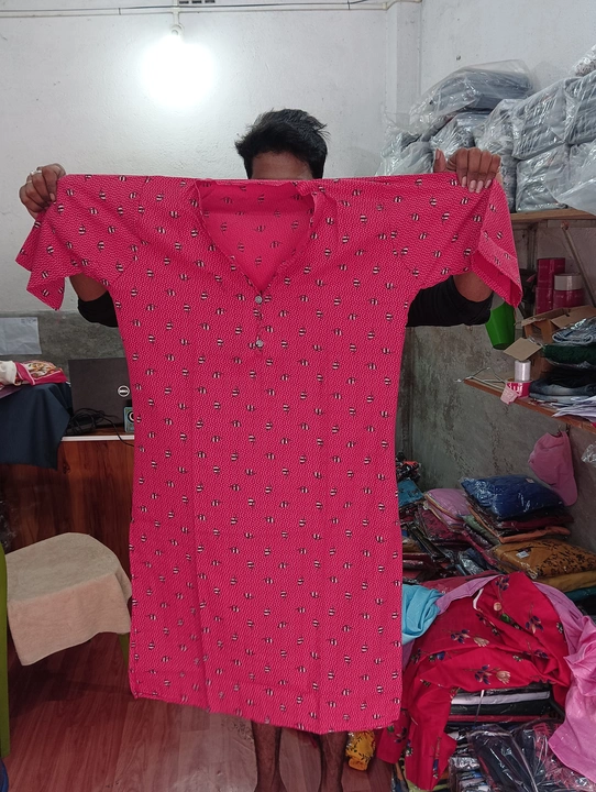 Cotton rayon kurti  uploaded by Diya Textile on 5/28/2023