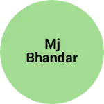 Business logo of Mj bhandar