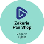 Business logo of Zakaria pan shop