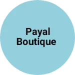 Business logo of Payal boutique