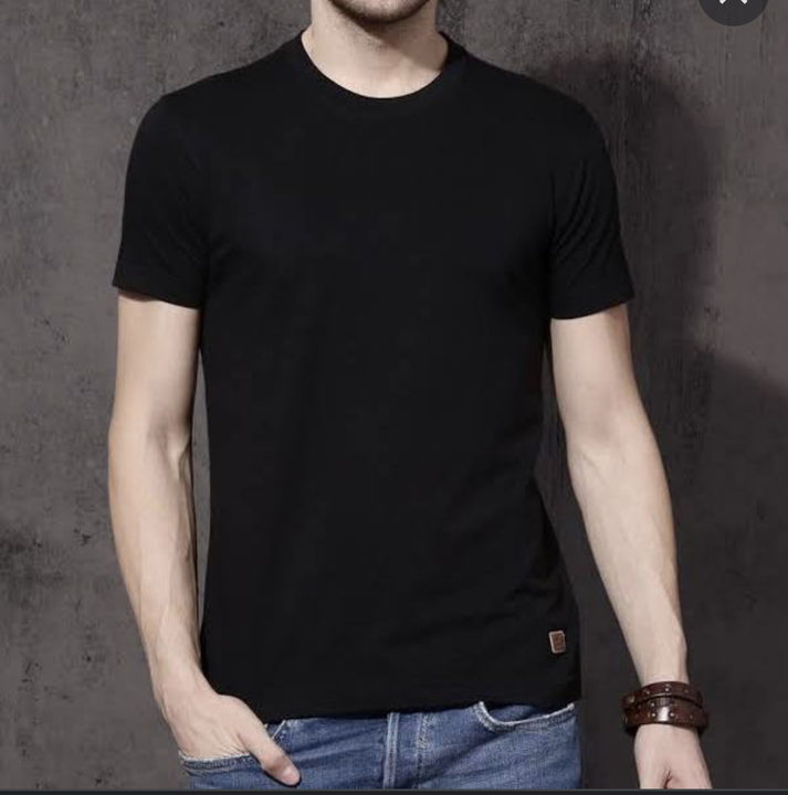 Basic Black  color t shirt cotton lycra product  uploaded by Neuv Vidhan on 5/28/2023