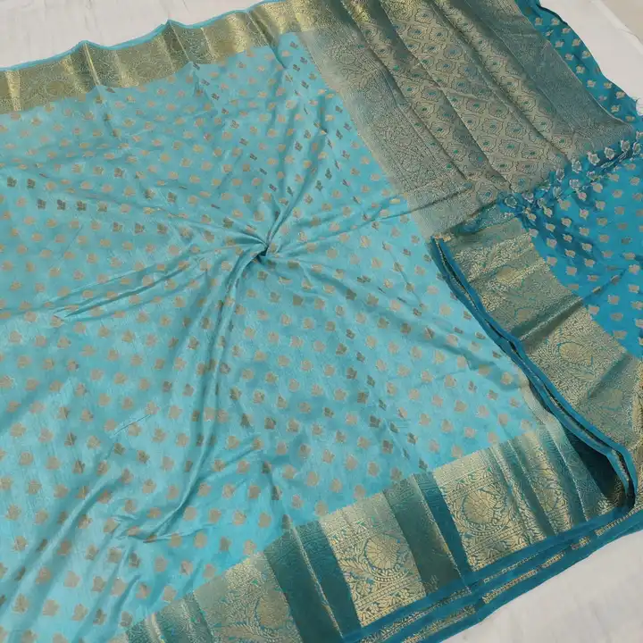 Fancy raw silk banarasi saree  uploaded by Krishna fashion on 5/28/2023