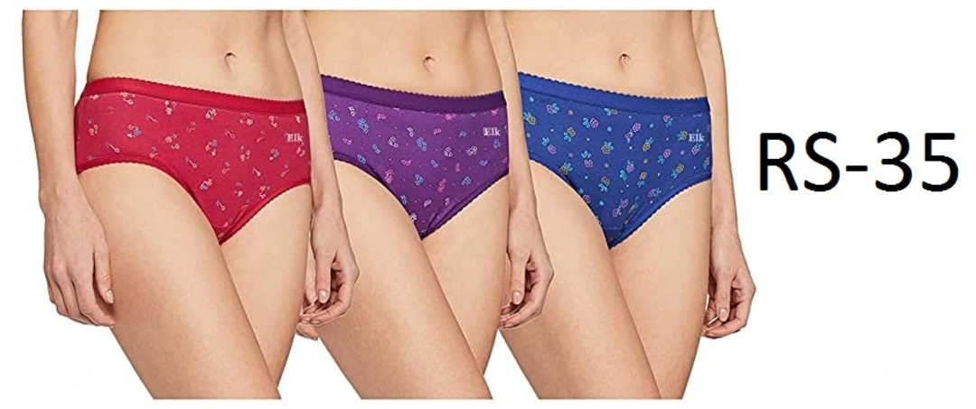Find *Catalog Name:* Pack of 3 Women's Cotton Solid Panties Vol 1