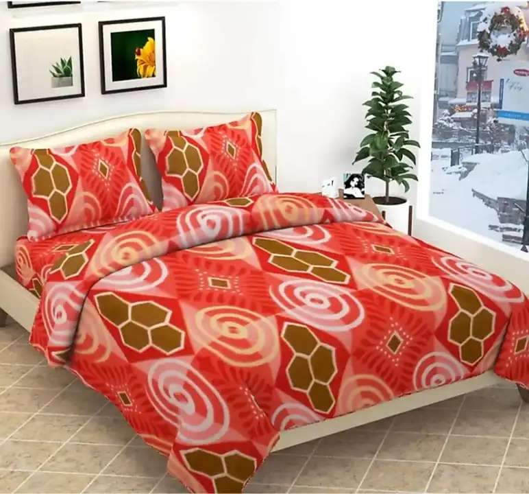 Double bedsheet  uploaded by Cushion cover gallery on 5/28/2023