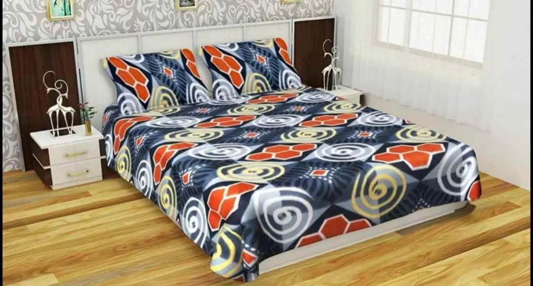 Double bedsheet  uploaded by Cushion cover gallery on 5/30/2024