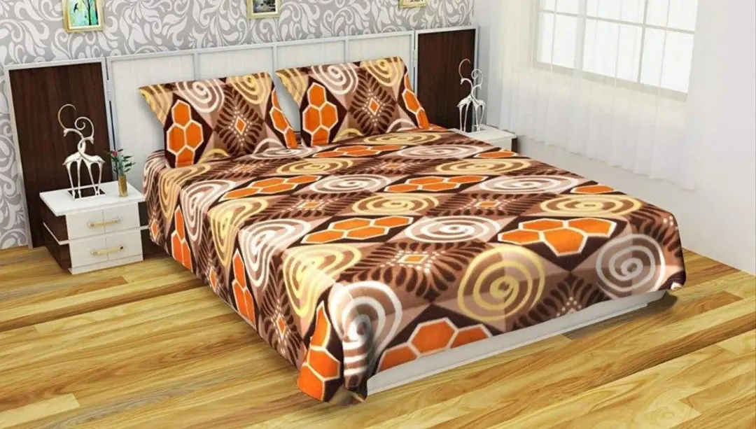Double bedsheet  uploaded by Cushion cover gallery on 5/28/2023