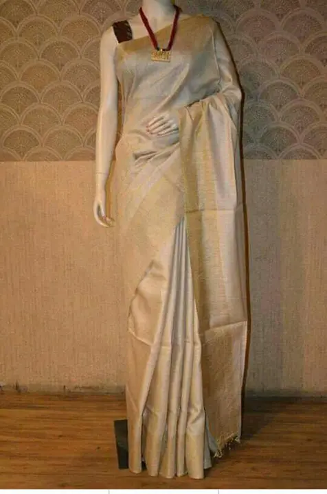 Tussar silk saree uploaded by WeaveMe India on 5/28/2023