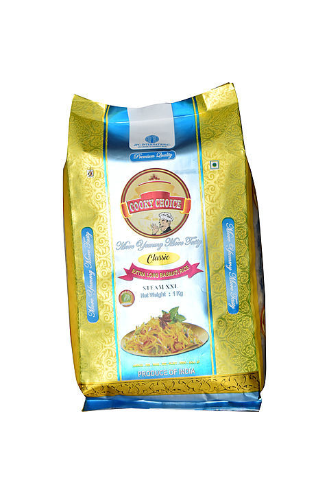 Cooky choice classic basmati rice 1kg packet uploaded by business on 7/14/2020