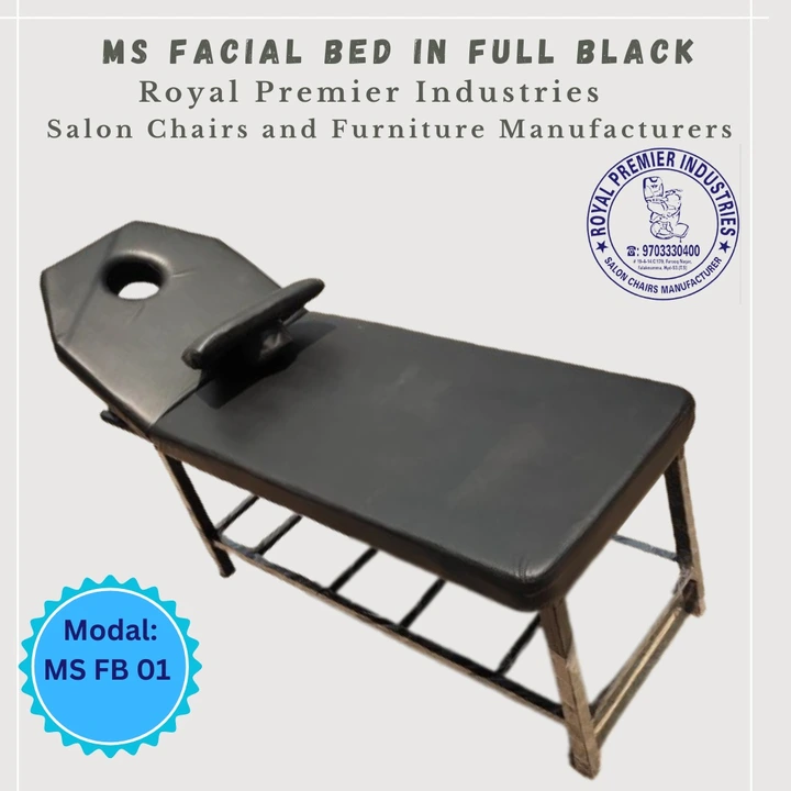 MS Facial Bed in Full Black uploaded by Royal Premier Industries on 5/28/2023