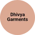 Business logo of Dhivya garments