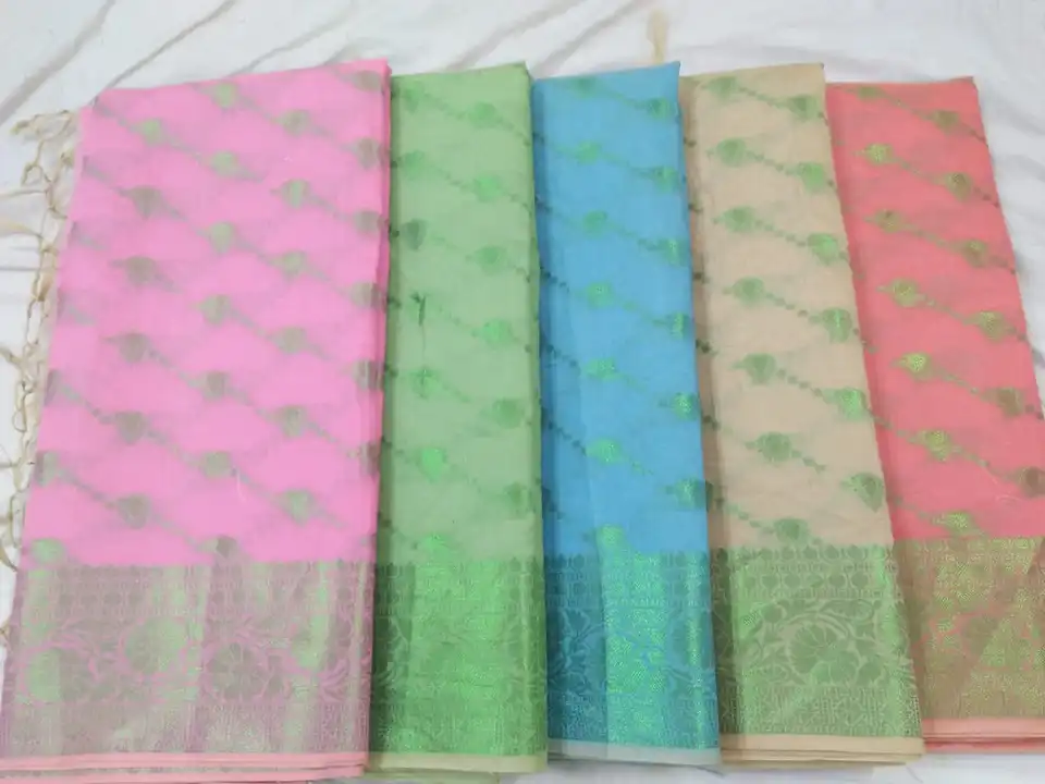 Cotton Colour Sarees 5 CLR set best price available  uploaded by business on 5/28/2023