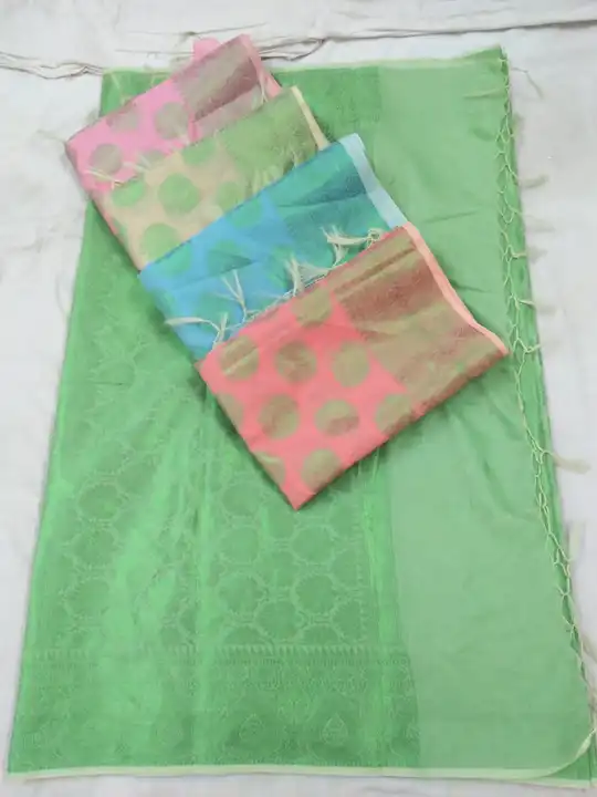 Banarasi cotton saree uploaded by business on 5/28/2023