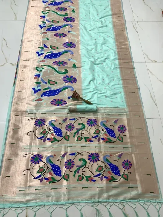 Paithani silk uploaded by SAURYA LIFE STYLE on 5/28/2023