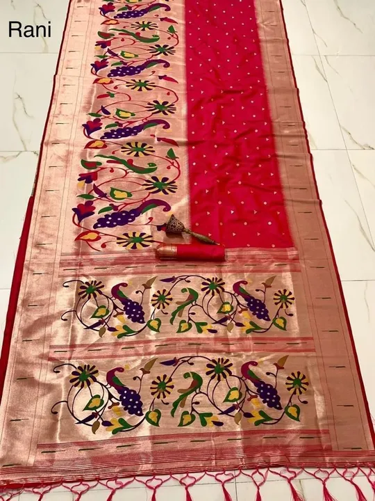 Paithani silk uploaded by SAURYA LIFE STYLE on 5/28/2023