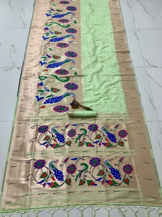 Paithani silk uploaded by SAURYA LIFE STYLE on 5/28/2023