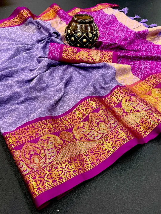 Cotton silk saree uploaded by SAURYA LIFE STYLE on 5/28/2023