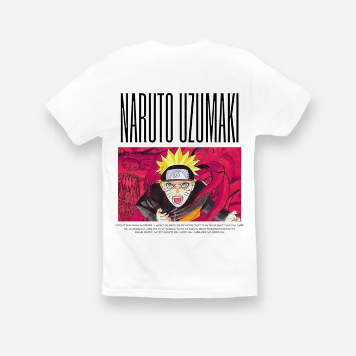 Anime tshirt (white) uploaded by G.S Garments on 5/28/2023