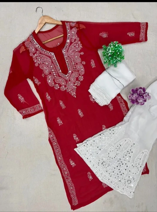 Georgette kurti uploaded by Bk collection on 5/28/2023