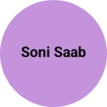 Business logo of Soni saab