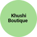 Business logo of Khushi boutique