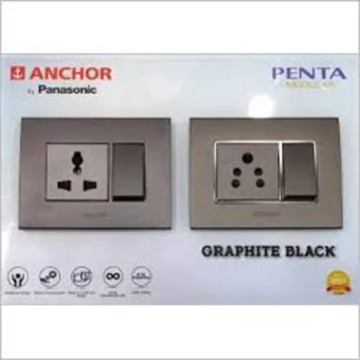 Anchor panta Modular Switches  uploaded by Durga Industries on 5/28/2023