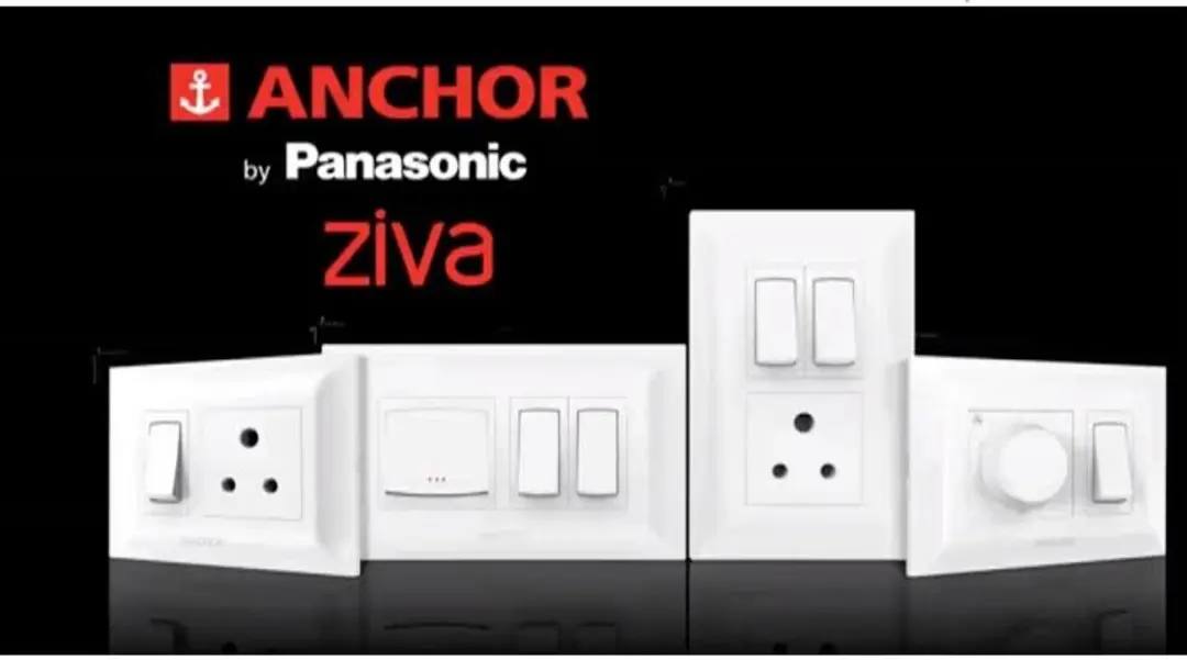 Ziva Switch Anchor by Panasonic  uploaded by Durga Industries on 5/28/2024