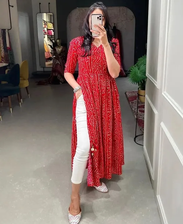 🔥🔥*_Shop this beautiful stunning colorful kurti exudes loveee with its quality and vibrant color!  uploaded by JAIPURI FASHION HUB on 5/28/2023