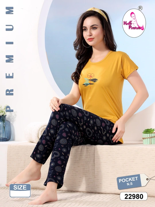 HELLO PARTNER NIGHT SUITS  uploaded by Ayush Collection on 5/28/2023