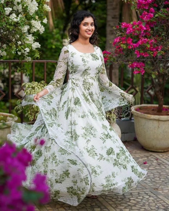 flower Maxy gown with Dupatta  uploaded by business on 5/28/2023