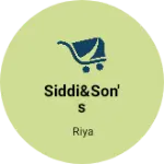 Business logo of Siddi&son's