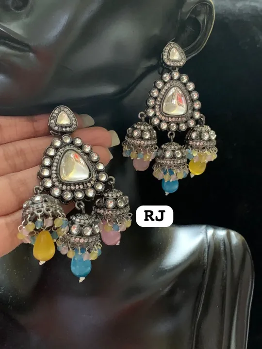 Post image Kundan Fusion Earrings