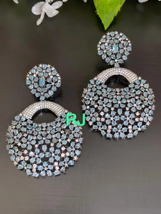 Big size diamond replica earrings uploaded by business on 5/28/2023
