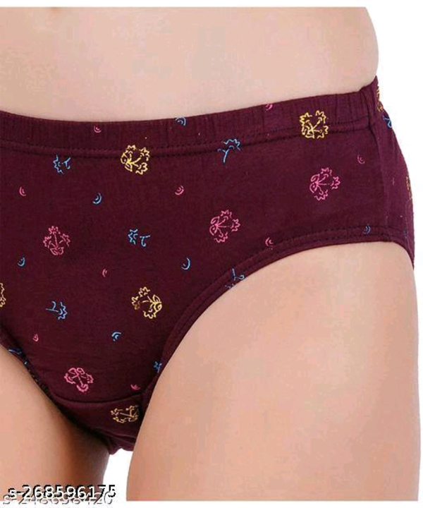 Panties Cool Ladies Fancy Cotton Panty, Model Name/Number: Cherry, 6 Pieces  at Rs 108/3 piece in New Delhi