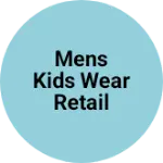 Business logo of Mens kids wear retail shop