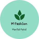 Business logo of M fashion