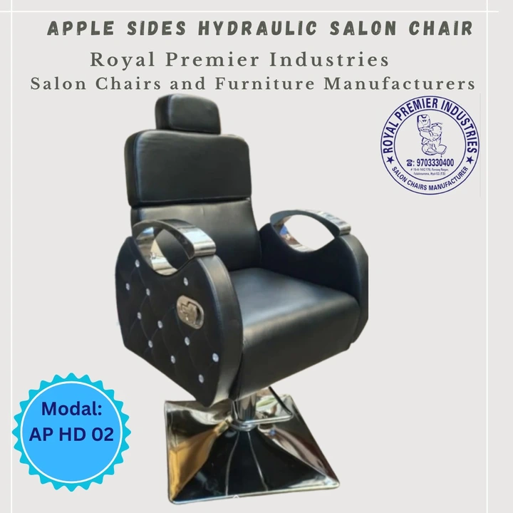 Royal Premium Industries is glad to introduce you with the Apple Sides Hydraulic Salon Chair.   uploaded by Royal Premier Industries on 5/29/2023