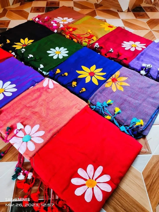 Khadi cotton saree  uploaded by New das saree house on 5/29/2023