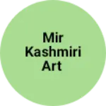 Business logo of Mir kashmiri art